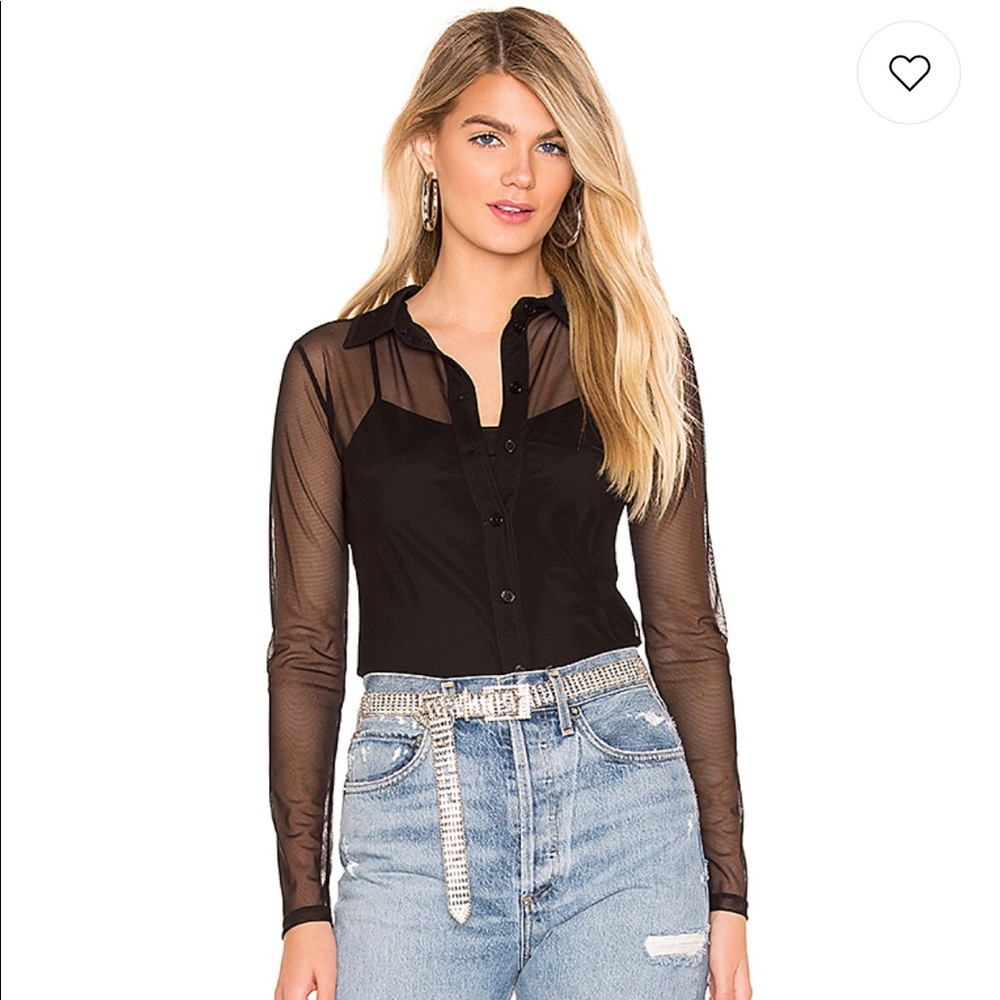 Amanda uprichard Vance blouse  in Black